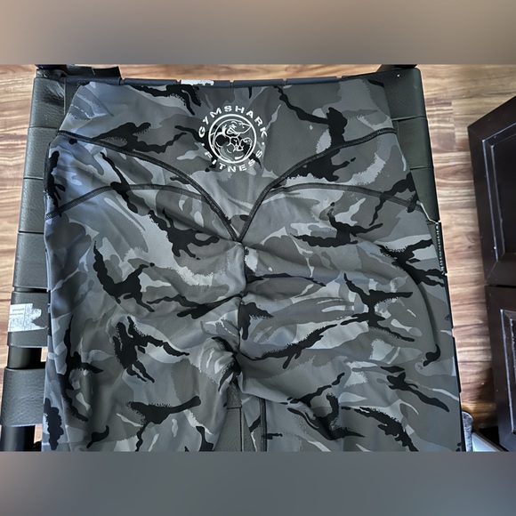 Gymshark Legacy Printed Regular Leggings - Pitch Grey - Picture 1 of 2